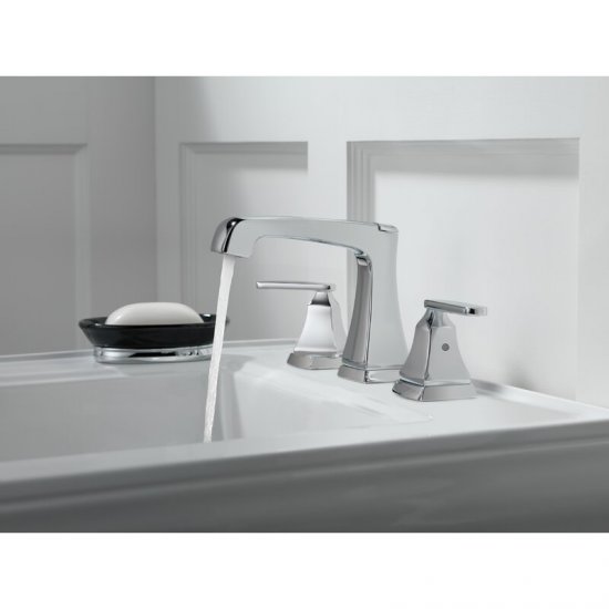 3564-MPU-DST Ashlyn Widespread Bathroom Faucet Drain Assembly and Diamond Seal Technology - Click Image to Close