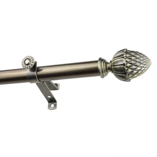 Franke Single Curtain Rod and Hardware Set - Click Image to Close