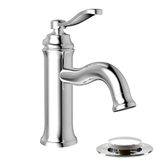 RUS22CCP Belanger Single Hole Bathroom Faucet with Drain Assembly - Click Image to Close