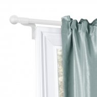 Doan Smart Easy Install Cafe Window Curtain Single Rod