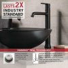 Vessel Sink Bathroom Faucet and Diamond Seal Technology