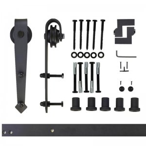 Arrow Sliding Standard Single Track Barn Door Hardware Kit