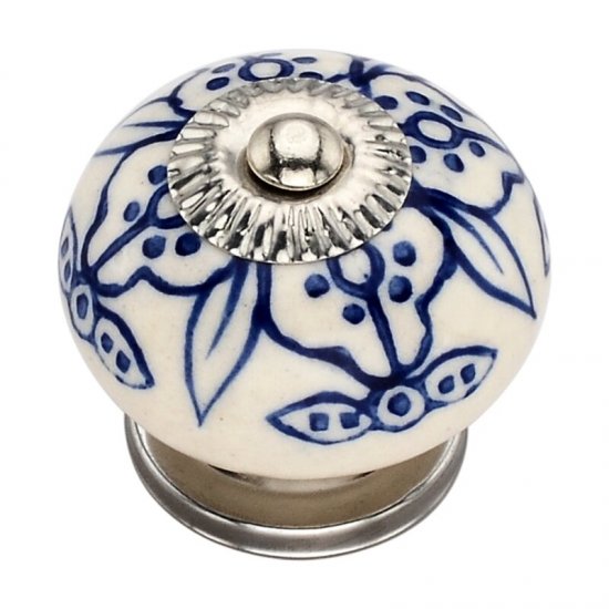 Handpainted Round Knob - Click Image to Close