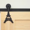 Eiffel Double Standard Barn Door Hardware Kit