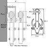 Bucks Bypass Barn Door Hardware Kit