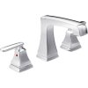 3564-MPU-DST Ashlyn Widespread Bathroom Faucet Drain Assembly and Diamond Seal Technology