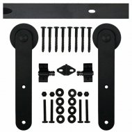 Straight Sliding Standard Single Track Barn Door Hardware Kit