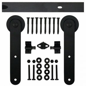 Straight Sliding Standard Single Track Barn Door Hardware Kit