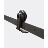 Stainless Steel Decorative Sliding Standard Single Barn Door Hardware Kit