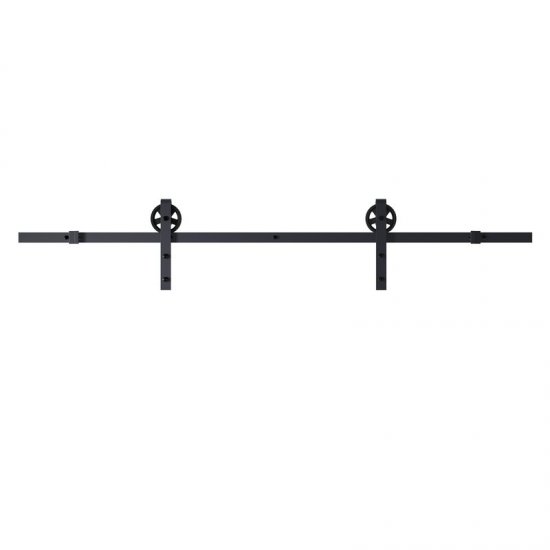 Wagon Standard Single Track Barn Door Hardware Kit - Click Image to Close