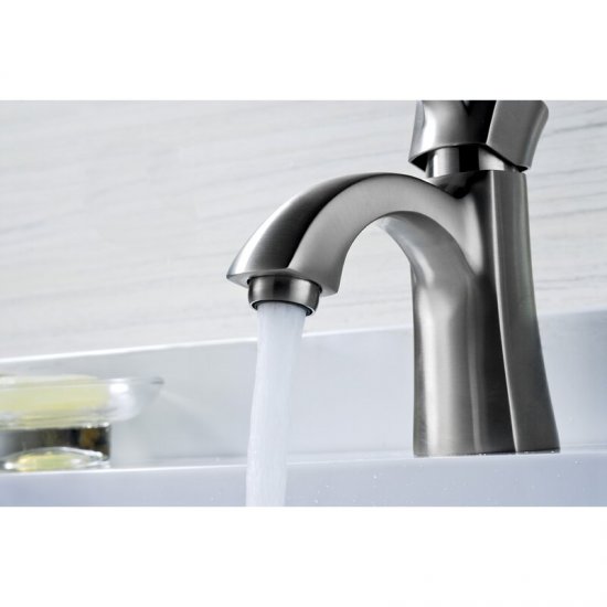 L-AZ012BN Alto Single Hole Bathroom Faucet with Drain Assembly - Click Image to Close