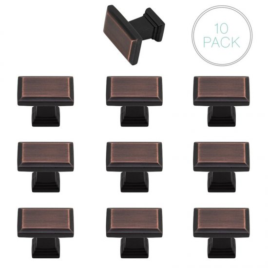 Rectangle Knob Multipack - Click Image to Close