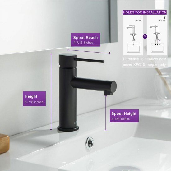 KBF1010MB Circular X Brass Handle Single Hole Bathroom Faucet - Click Image to Close