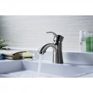 L-AZ012BN Alto Single Hole Bathroom Faucet with Drain Assembly