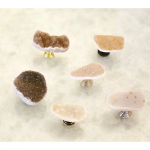 Druzy Quartz Crystal Knob