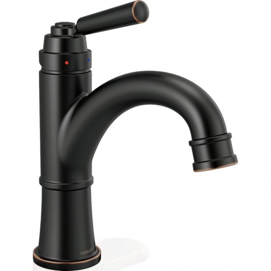 P1523LF-OB-M Westchester Single Hole Bathroom Faucet with Drain Assembly - Click Image to Close