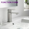 KBF1001BN Mirage Brass Handle Single Hole Bathroom Faucet