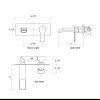 VG05004MB Cornelius Wall Mount Bathroom Faucet